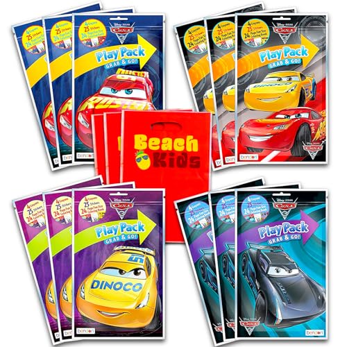 Bundle of 12 Disney Pixar Cars 3 Grab and Go Play Packs