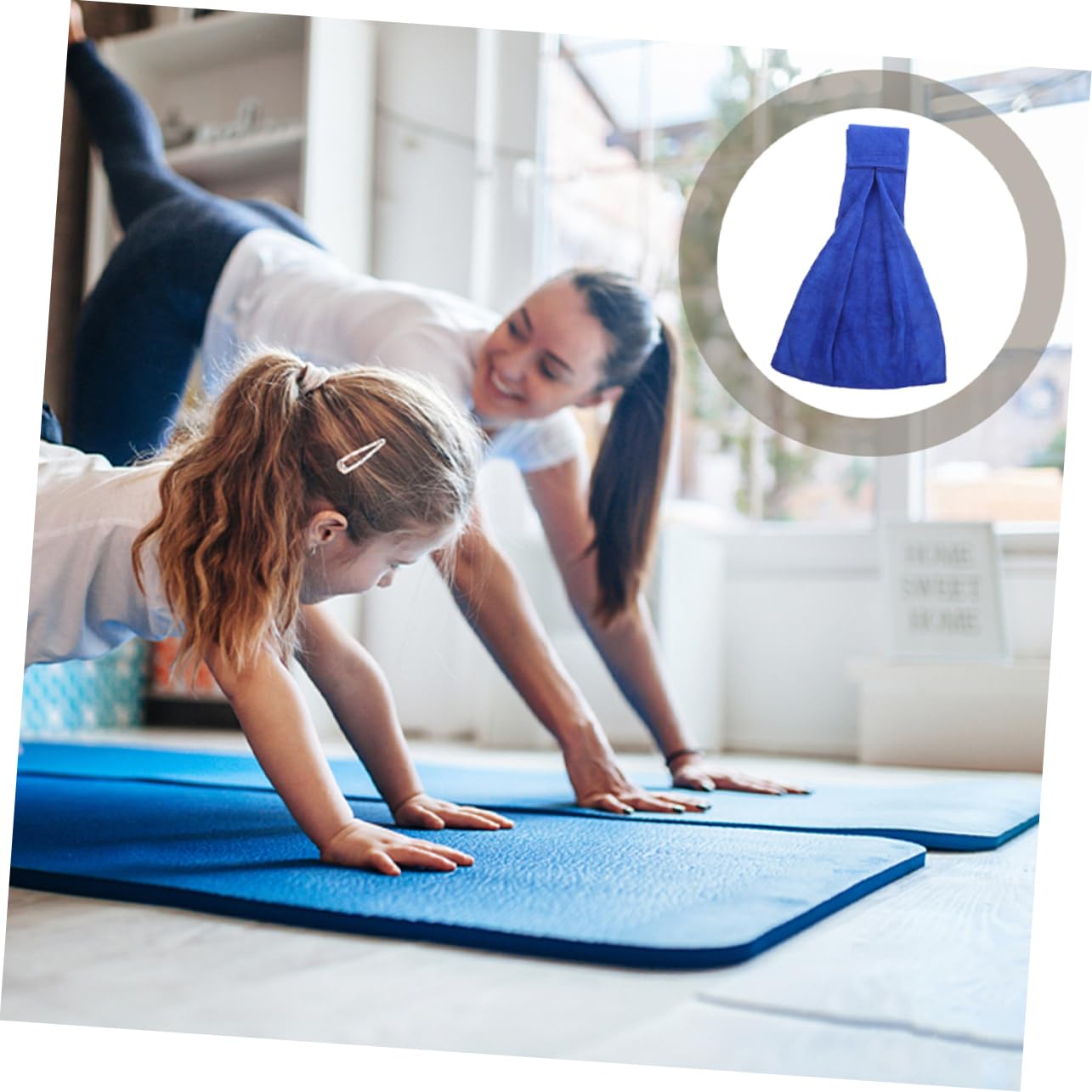 ifundom 4 Sätze Sport Handtuch Sportschweißtuch Baumwolle Saugfähig Fitness Leicht Weiches Atmungsaktives Handtuch Tragbar Für Reisen Mikrofaser Trocknen Blau Superfeine Faser 2 Stücke * 4