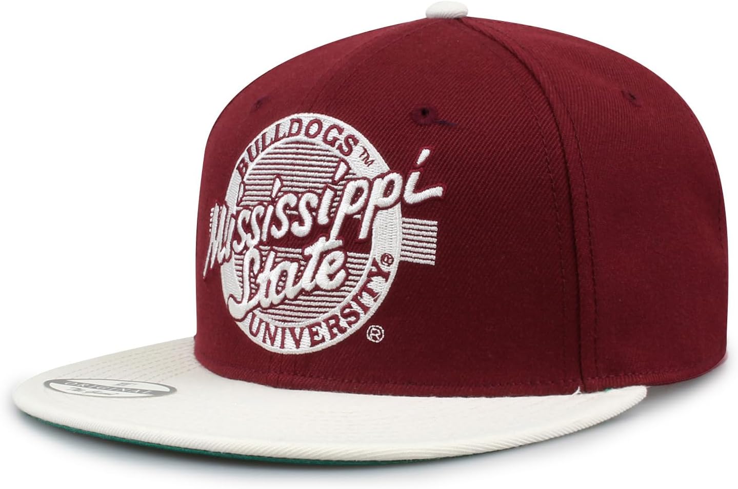 The Game NCAA Licensed, Mississippi State Bulldogs Flat Brim Snapback Hat - Image 2