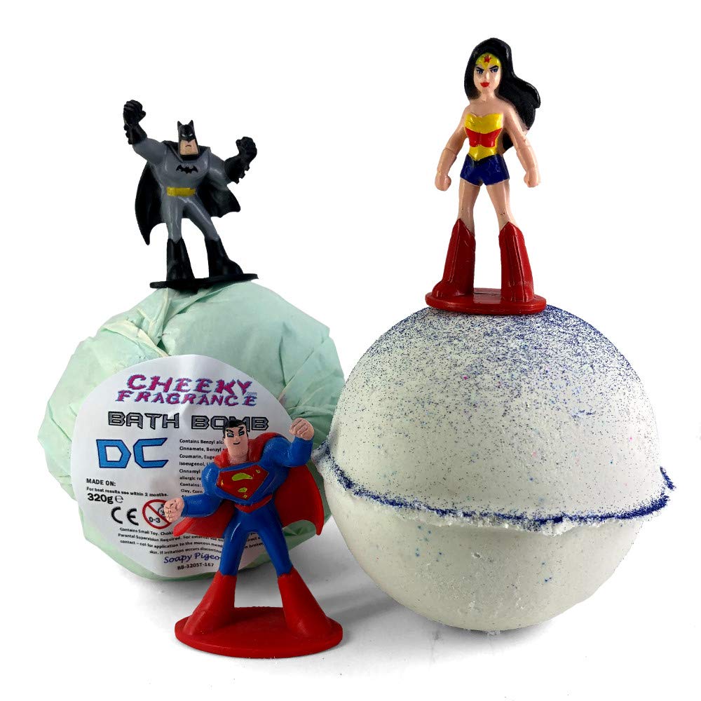 D/C Heroes Surprise Toy Soapy Scent Bath Bomb (Bathman vs Superbath) 320g