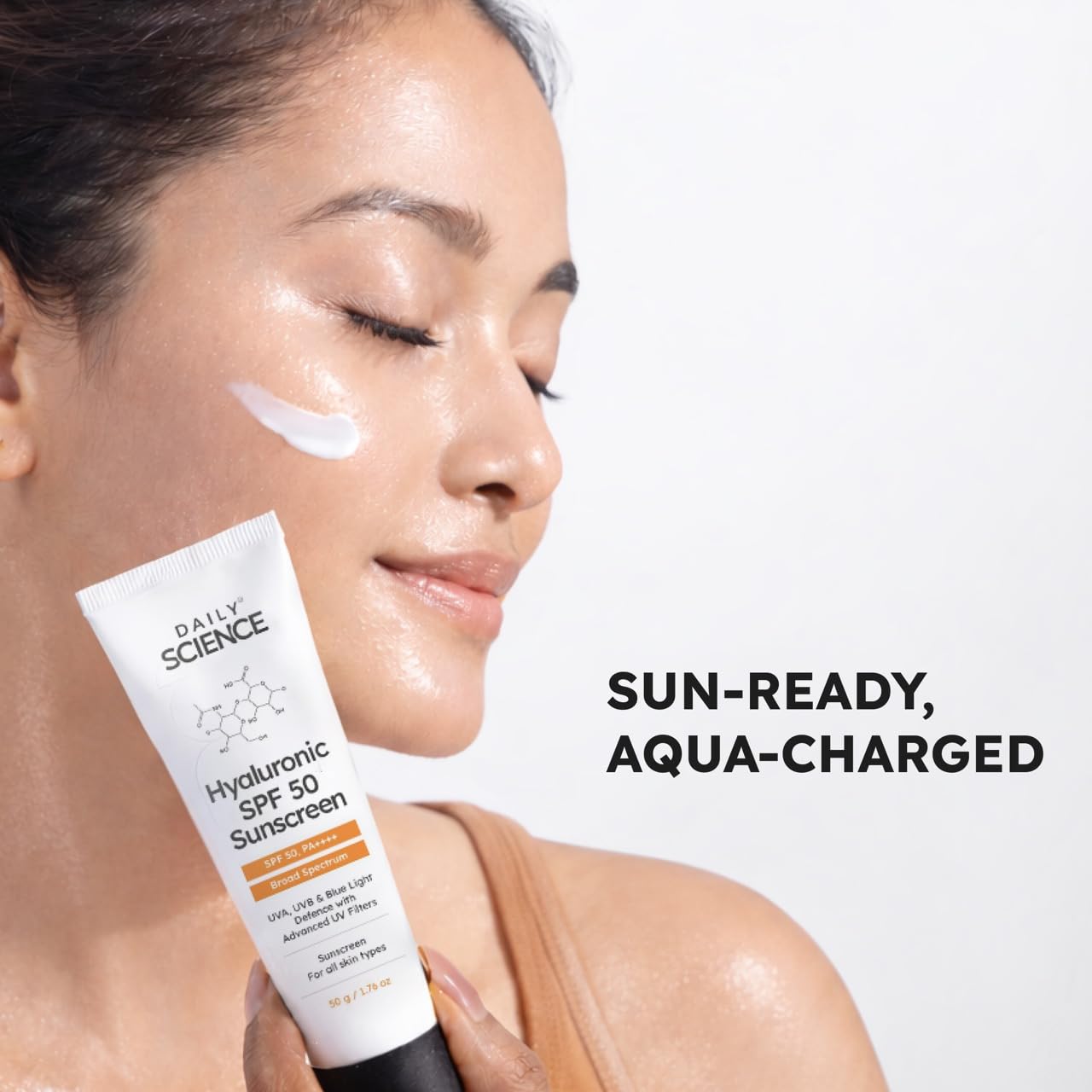 Hyaluronic SPF 50 Sunscreen - No White Cast! -2
