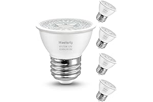CURIO PAR16 LED Short Neck Recessed Spotlight Bulb: 6W, 600 Lumens