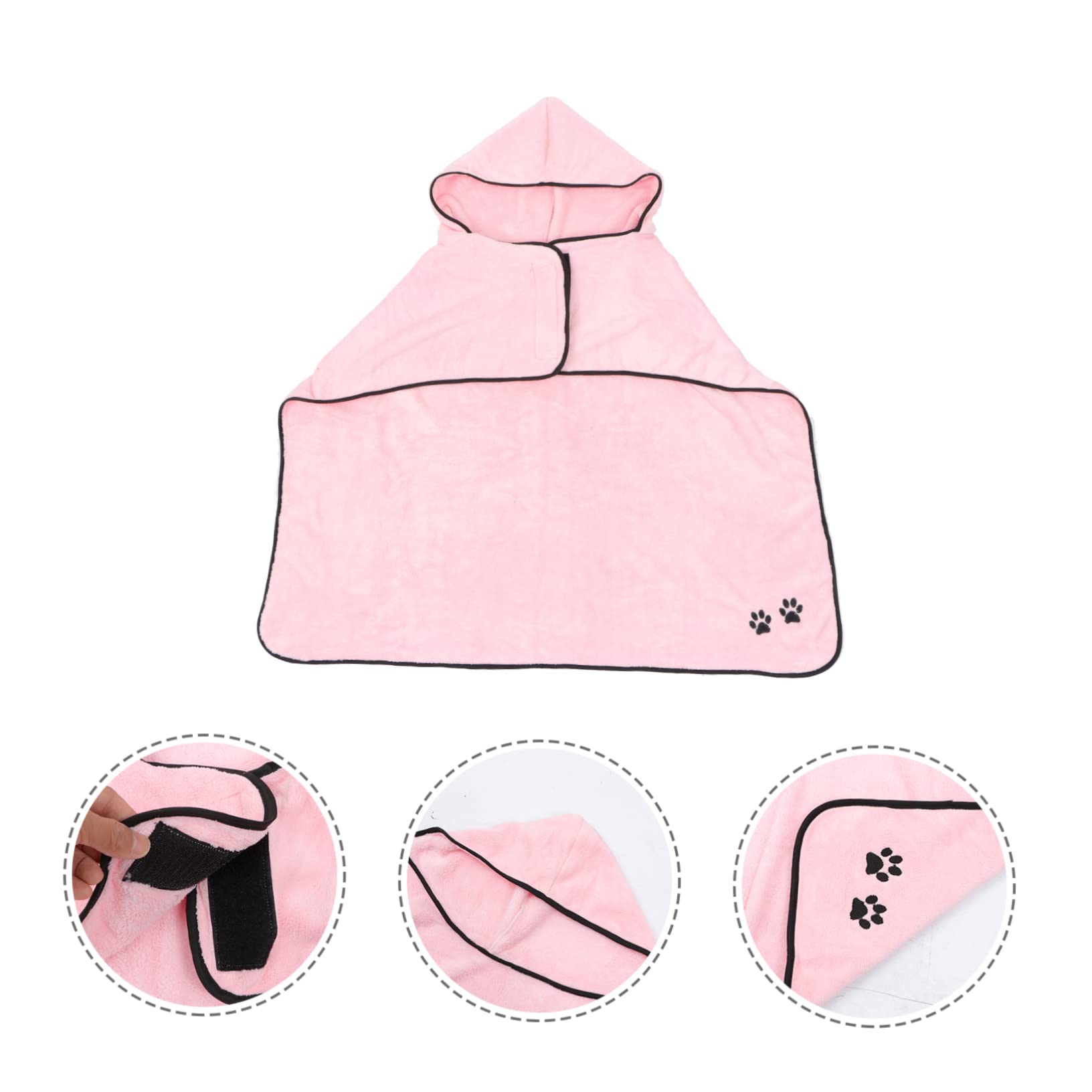 Housoutil 2pièces Serviette De Bain pour Animaux Absorbant Peignoir Doux Et Rapide à Sécher pour Chiens Et Chats