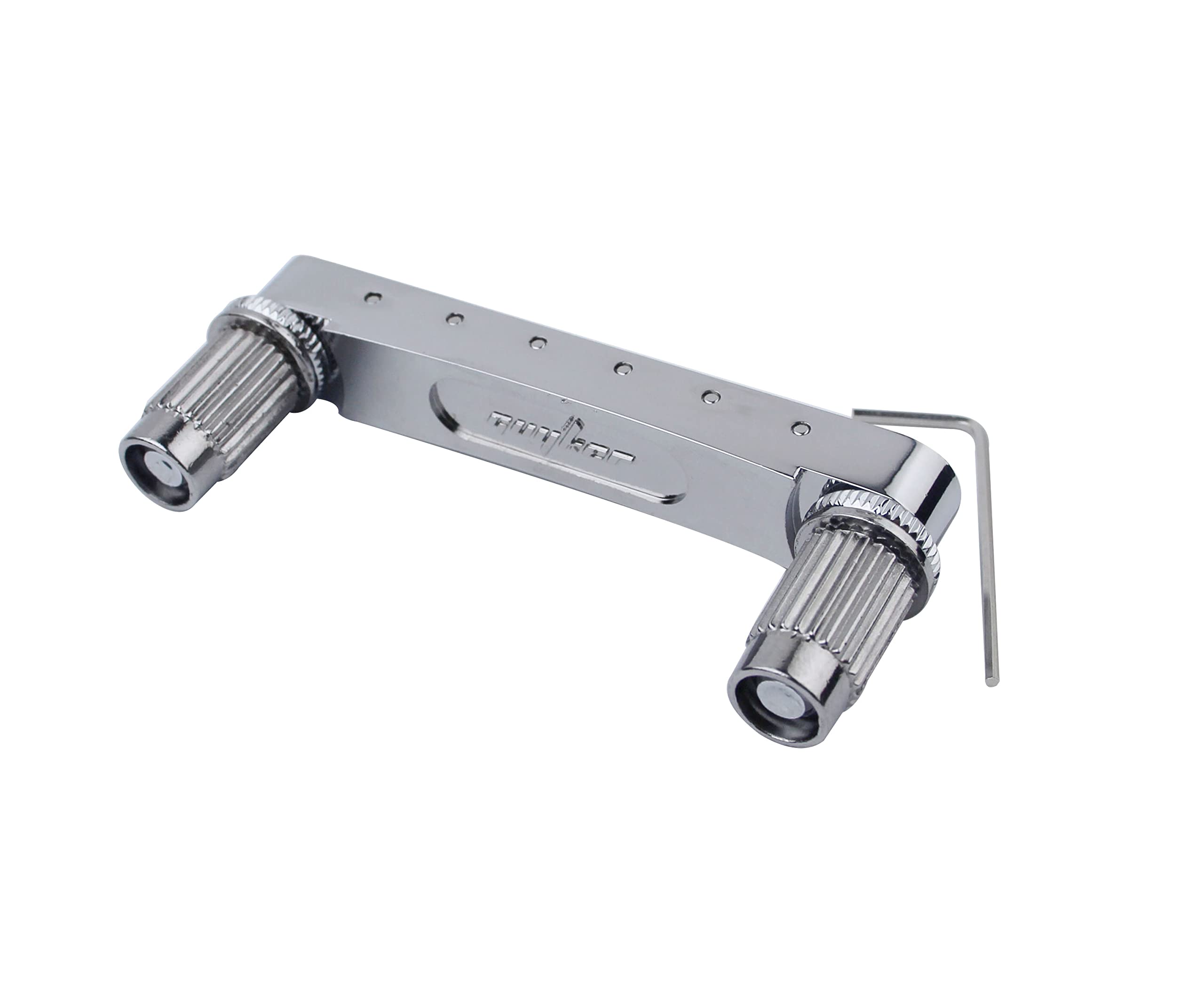 Guyker Tune-O-Matic - Ponte a sella per chitarra, ponte di ricambio per chitarra elettrica LP EPI a 6 corde (GM003, cromato)