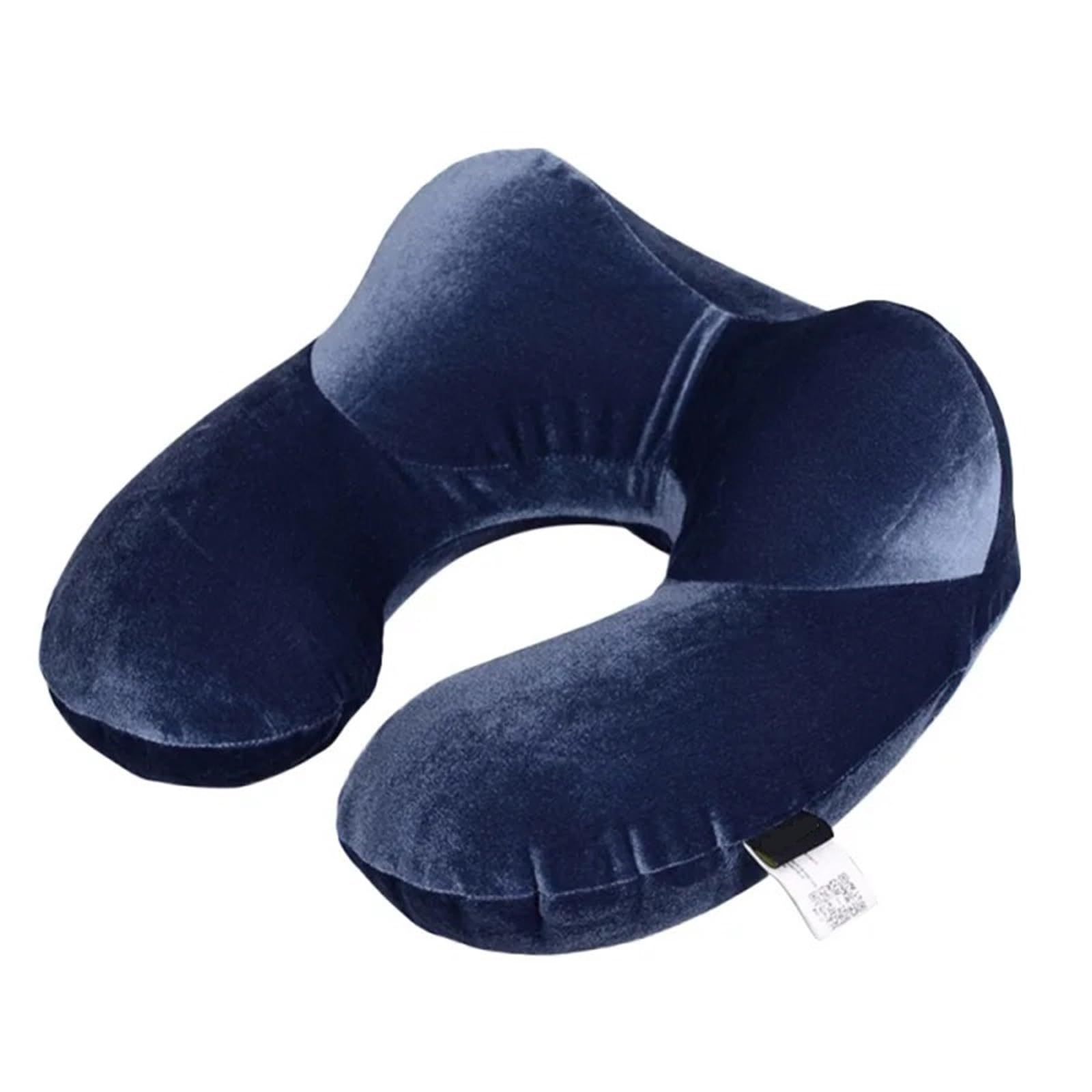 YShiuoL Neck Pillow U-Shape Travel Pillow for Airplane Inflatable Neck Accessories Comfortable Pillows for Sleep Home Textile(DEEP BLUE)