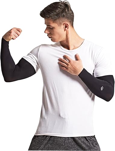 Miniatura 4 de Mangas de enfriamiento de brazo UPF 50+ Protección UV Compresión Ciclismo Deportes al aire libre 5 pares