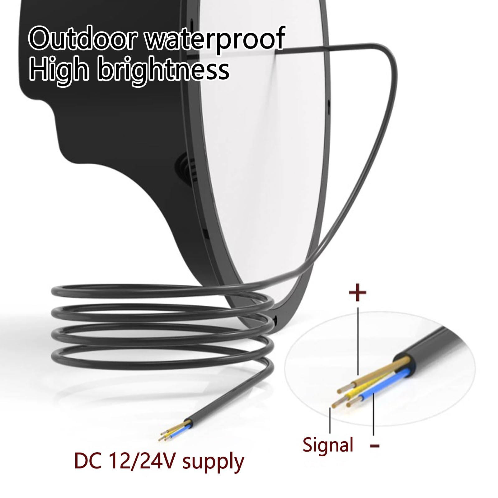 Lampka sygnalizacyjna LED, czerwona/zielona, sygnalizacja ruchu drogowego, wodoszczelna do użytku na zewnątrz, na ulice, baseny portowe, stacje poboru opłat, portów rozładunku (