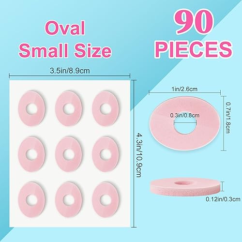 Miniatura 2 de Cojines de maíz, removedores de maíz para pies, almohadillas ovaladas para callos, cojines de espuma suave, protectores de maíz impermeables,