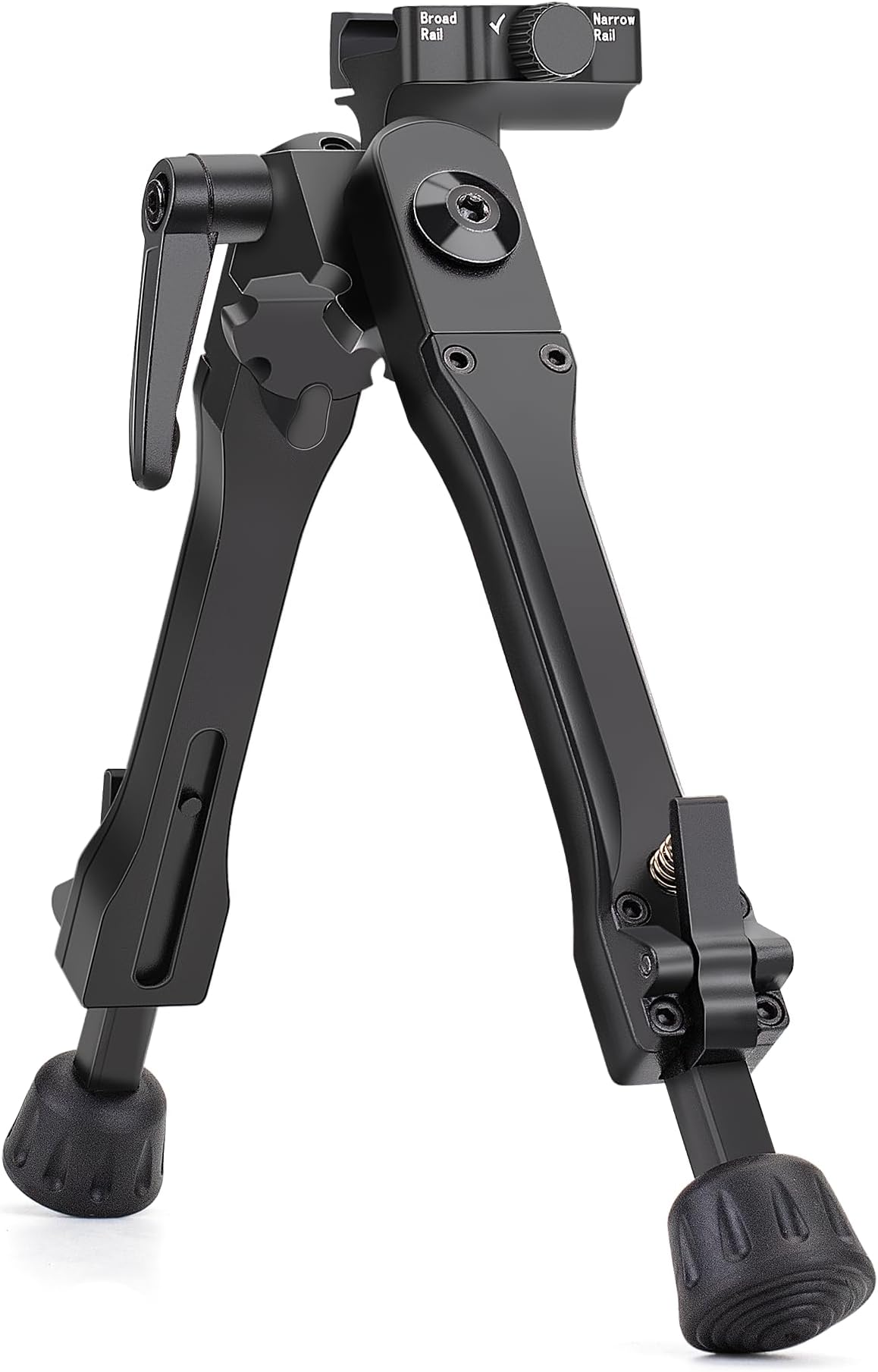 Zeadio Adaptable Pivot Bipod for Picatinny/Weaver Rails - Features 5-Position Adjustable & Folding Legs, Ideal for Outdoor Use