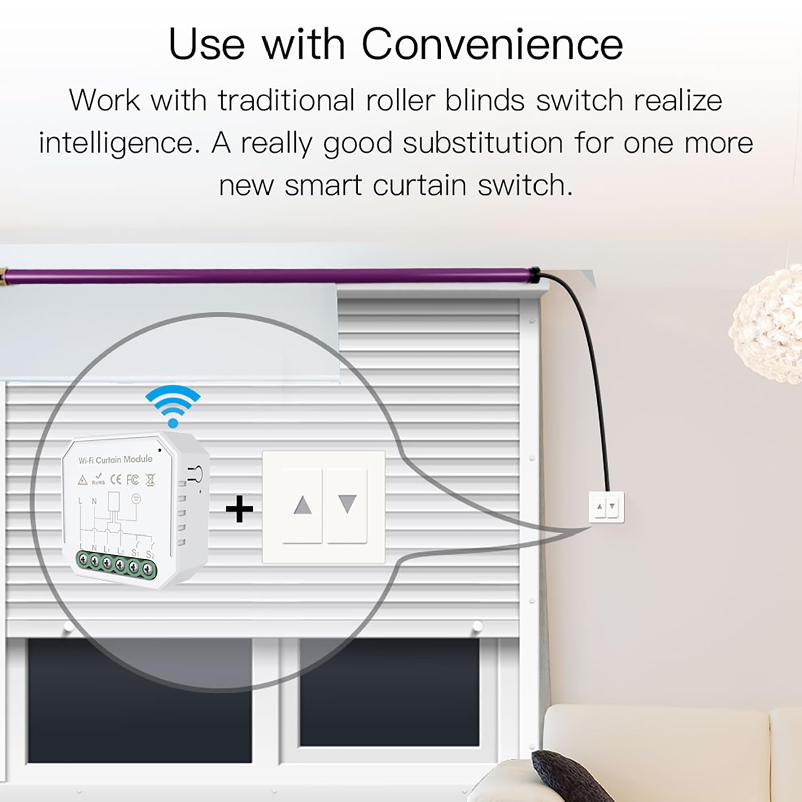 Interruttore di relè Intelligente, Modulo di Interruttore a Tenda Integente WiFi Modulo Interruttore WiFi Interruttore di relè WiFi con Funzione Funzione di Tempistica Controllo