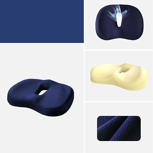 Miniatura 9 de Cojín de espuma viscoelástica para silla de asiento, cojín de asiento de espuma viscoelástica, cojín de espuma viscoelástica para trabajadores de