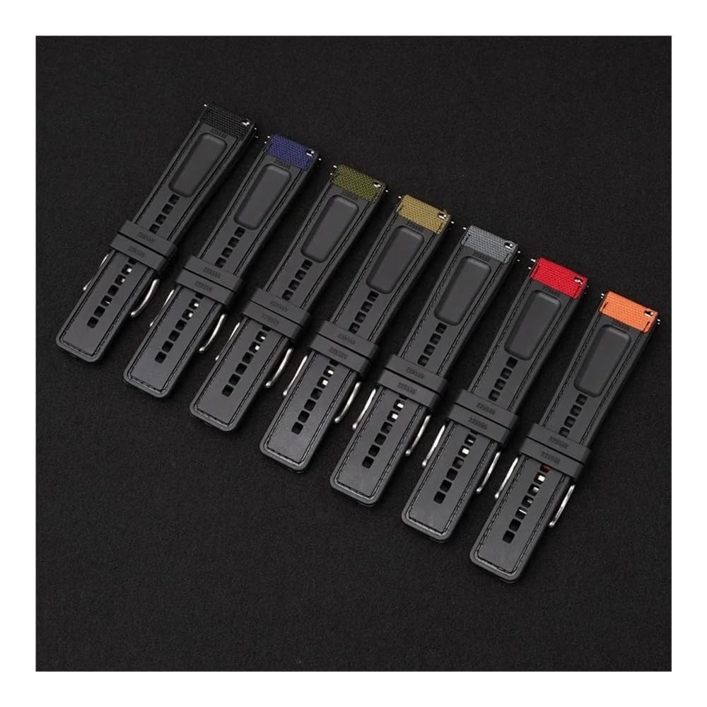 Gewebtes Canvas-Gummiarmband, 20 mm, 22 mm, 24 mm, Schnellverschluss, wasserdicht, für Herren, Nylon, Sport, Ersatzarmband, Uhrenarmband, passend für Omega und Seiko