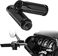 Vista 13 de HDBUBALUS 1" Electronic Throttle Defiance Handlebar Grips 25mm Hand Grips Fit for Harley Touring Street Glide Road King Road Glide Electra Glide