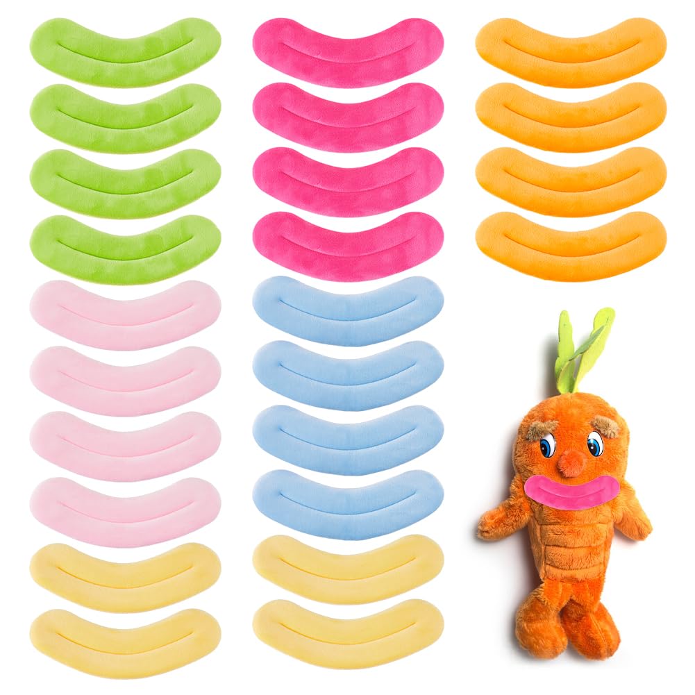 Bouche de poupée en peluche SUPERFINDINGS accessoires bricolage doudou couture 17,5x7cm de sécurité