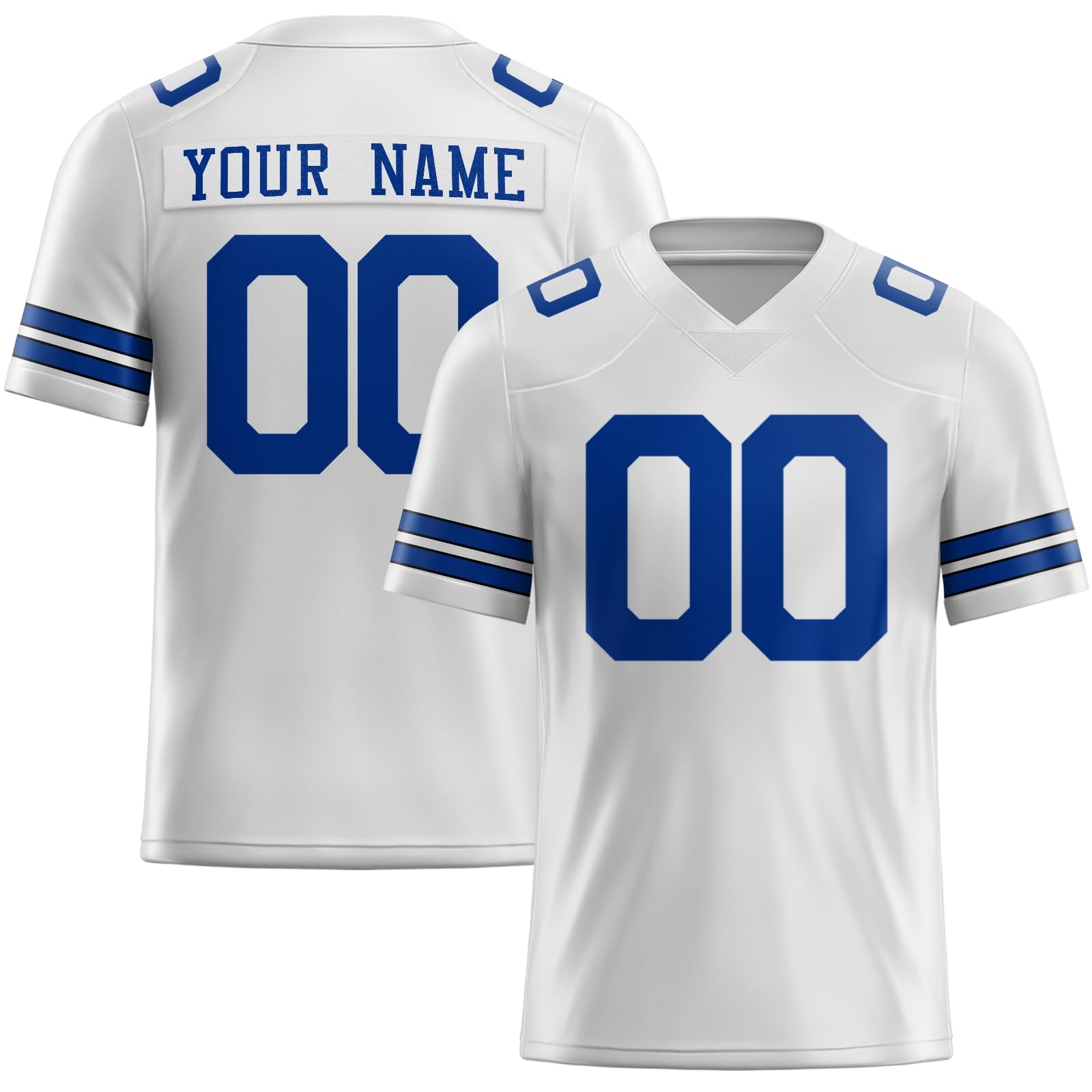 Custom Football Jersey Personalized Rugby Uniforms Stitched Printed Team Name Number Logo for Men Women Kids