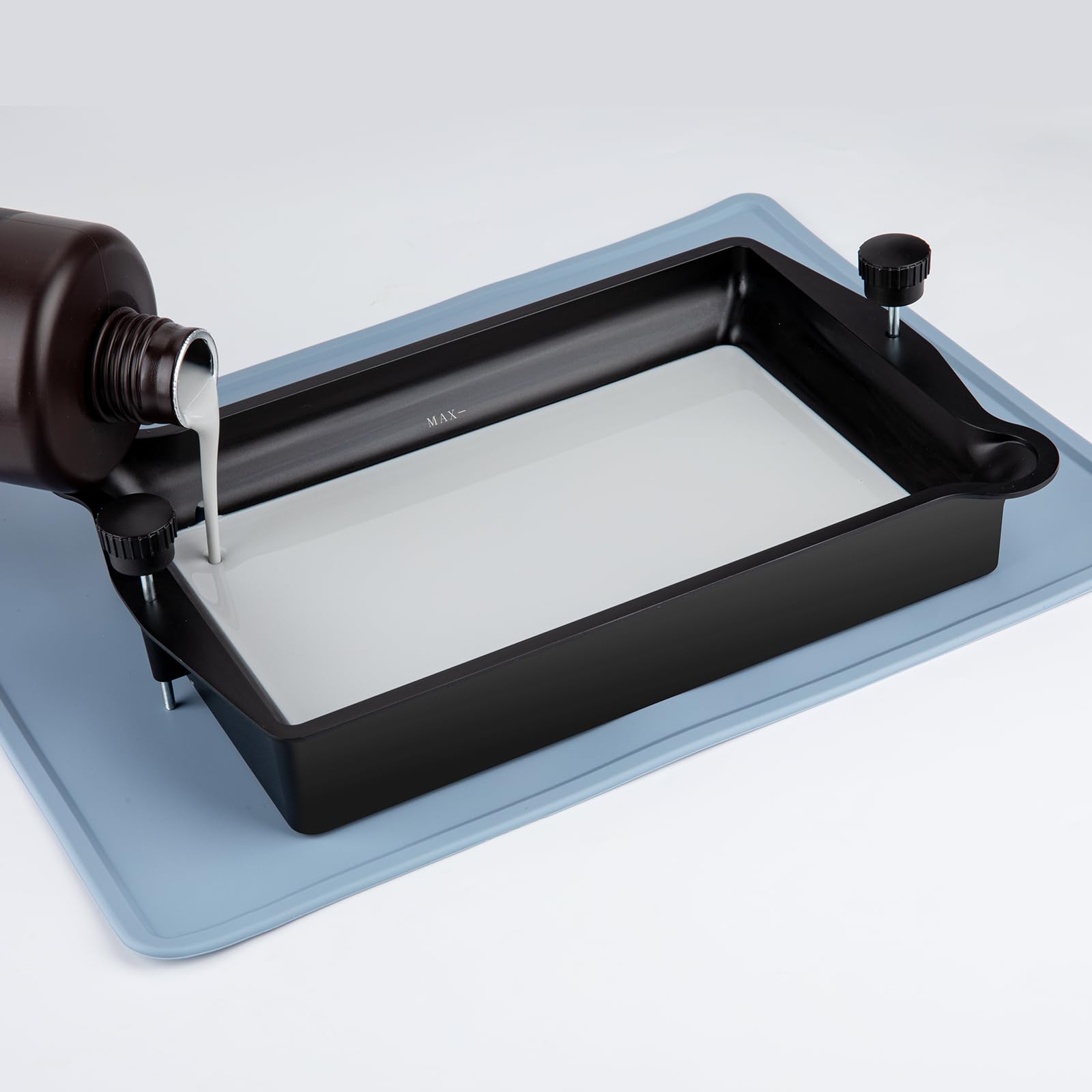 ELEGOO Mata silikonowa 400 x 300 mm, silikonowa mata, akcesoria do czyszczenia lub przenoszenia żywicy, chroni powierzchnię roboczą Marsa, Saturna, Photon SLA LCD DLP żywica 3D