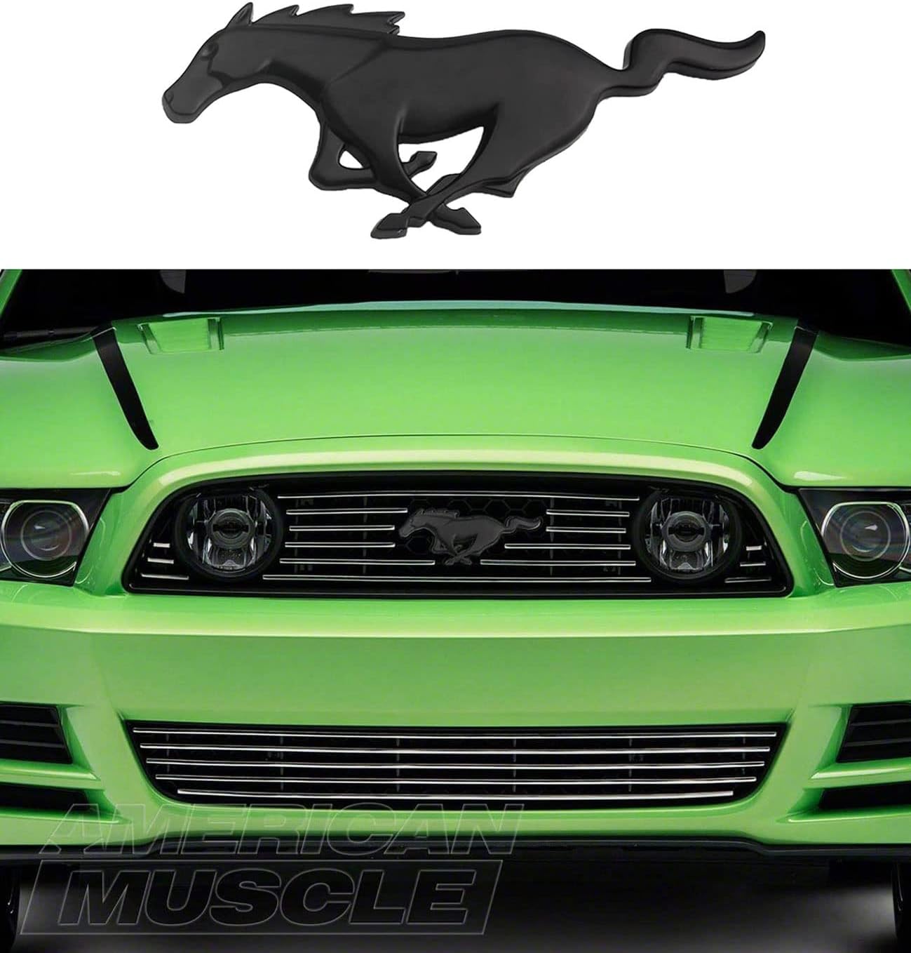 マスタング フロントグリル メカニカルホースエンブレム Clinicacampinas Com Br