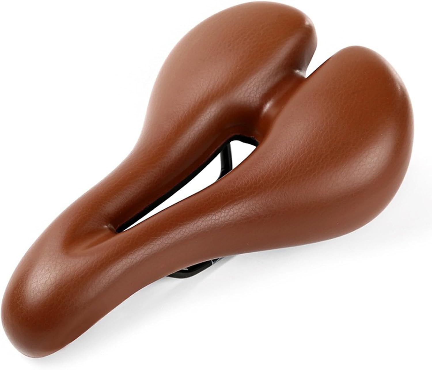 UNISTRENGH Retro Bicycle Saddle Waterproof Comfortable Mountain Bike Seat 1890s Vintage Mid Hollow Saddle for City Road Comunter Bike