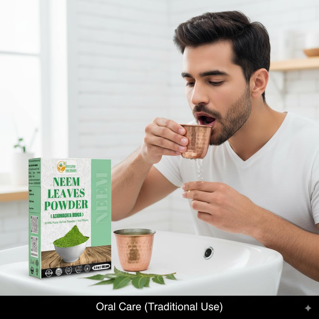 Herbs Botanica Neem Powder 100% Pure Natural Leaf Powder for Hair, Skin & DIY Uses Finely Ground & Additive Free Natural Supplement in Resealable Pack – 2 oz — Amazon image 5