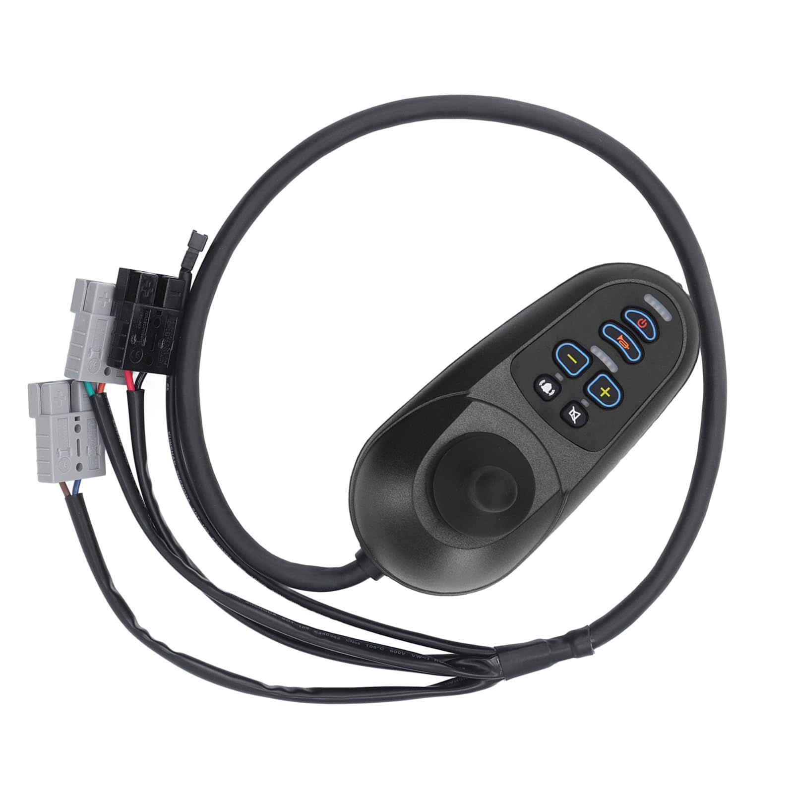 Walfront Silla de Ruedas Eléctrica Joystick Controller Hall Joystick Silla de Movilidad Controlador Velocidad Ajustable y Freno Auto Manual de Sillas de Ruedas