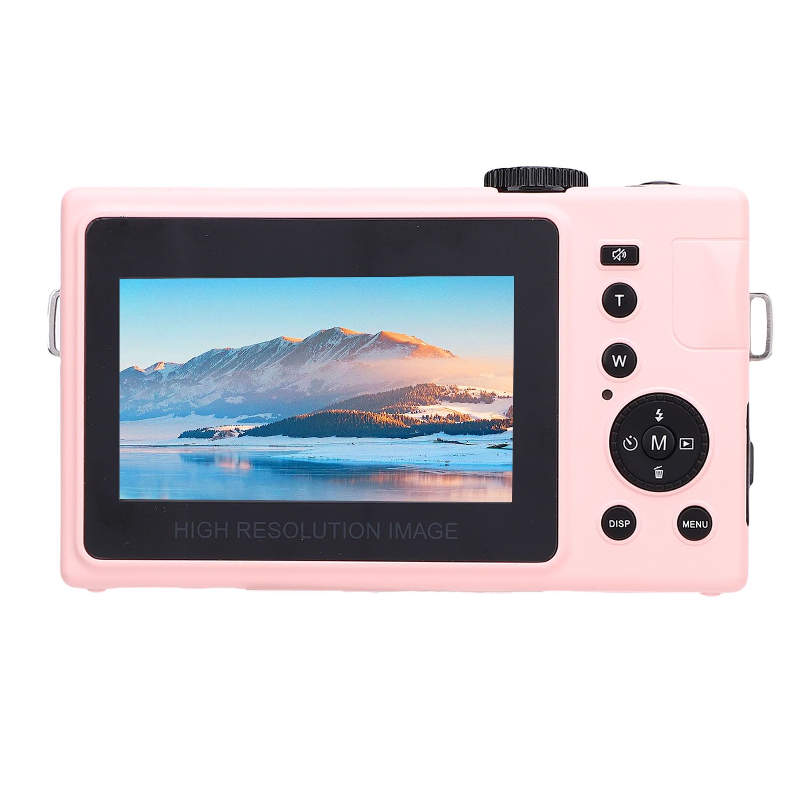 Wisoqu 64MP Digital Camera, 4K Video Recording, 10 Filters, Front Flash Modes, 3 Inch Screen, 1500mAh Battery with Charging, Supports Selfies, Group Photos (Roseate)-picture-15