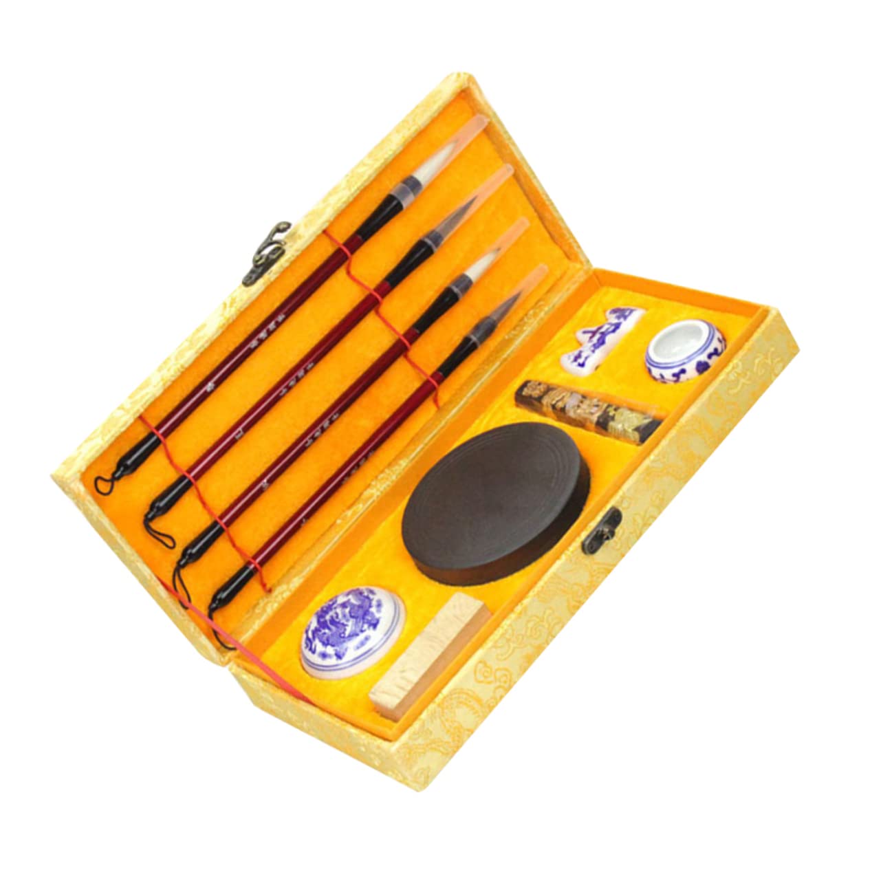 Anneome Kit Di Calligrafia Cinese Tradizionale Con Pennello Inchiostro Carta E Pietra Per Gli Appassionati Di Calligrafia