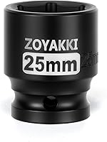 Vista 20 de Enchufe de impacto profundo de 1/2" x 19 mm de 6 PT, CR-MO, enchufe de tuerca de eje de 1/2 pulgada de 6 puntos para fácil remoción de tuercas