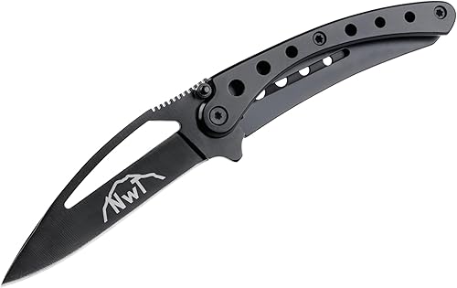 Miniatura 3 de Performance Tool W9374 Aneko Cuchillo de bolsillo de acero inoxidable de 5.5 pulgadas, color negro.