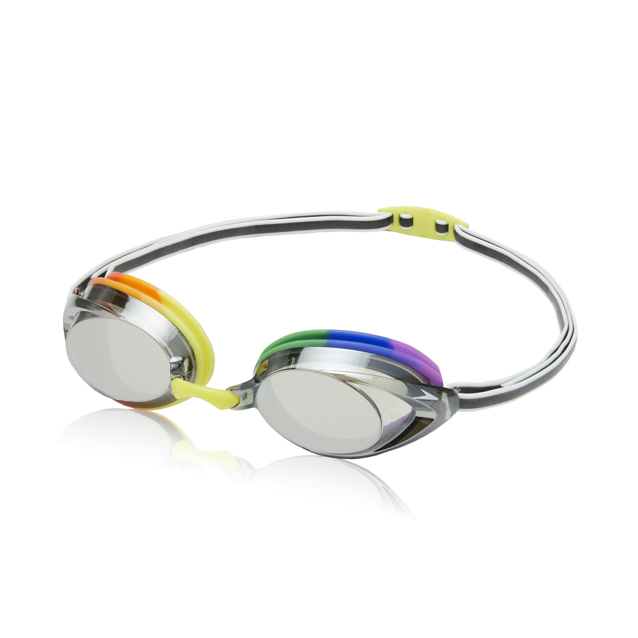 Speedo unisex-adult Swim Goggles Mirrored Vanquisher