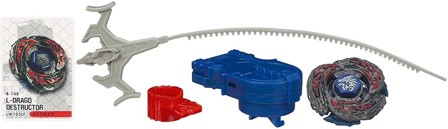 Hasbro - Beyblade Metal Fury L-Drago Destructor LW105LF - 8967945780478