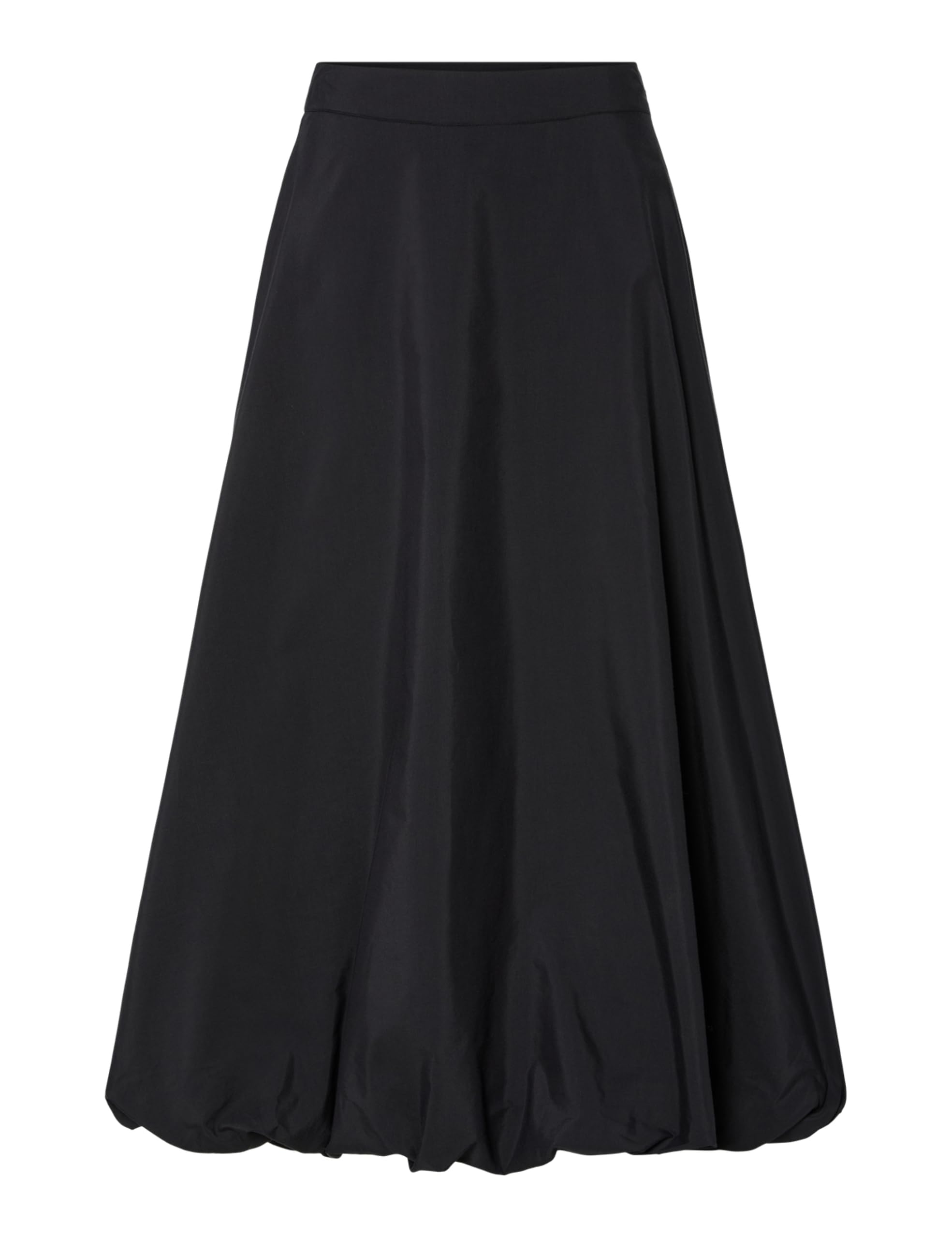 PIECES Pcmauve Hw Ankle Skirt WVN BC, Black, S