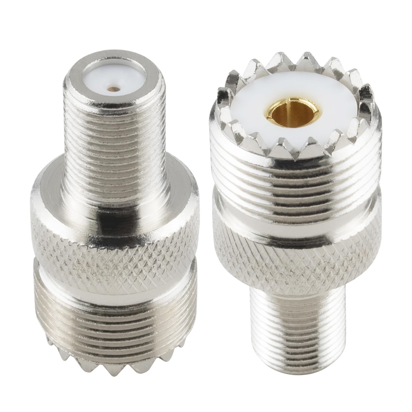 Adaptateur Coaxial UHF Mâle Vers Femelle PL259/SO239 - Lot De 2, 50 Ohm, Pour Antenne Radio, Wi-Fi, Talkie-walkie - 8