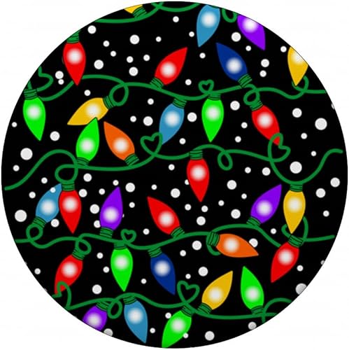 Miniatura 3 de Patrón de luces de Navidad colorido decoración PopSockets intercambiables PopGrip