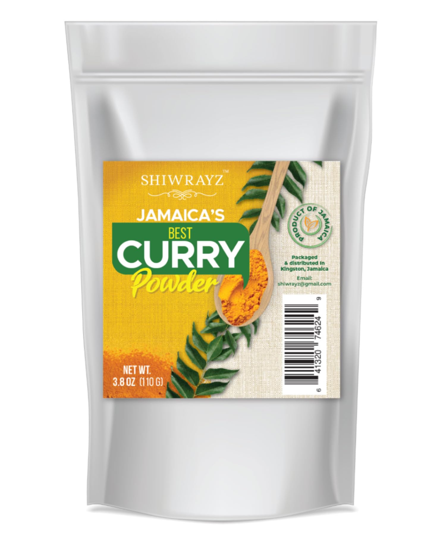 Jamaican Curry Powder 3.8oz (110G) Jamaica's Best Beta Curry