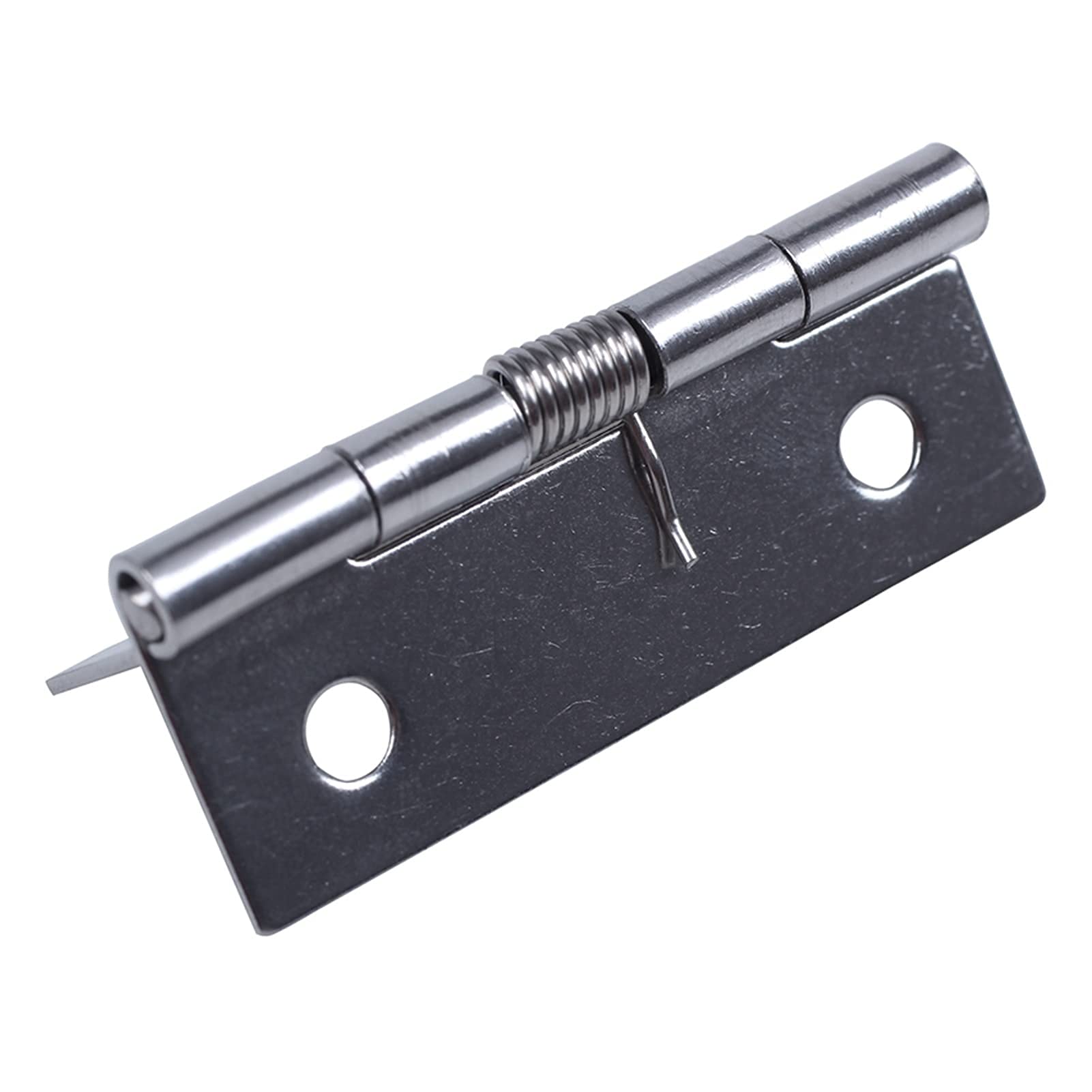 Charnière en métal argenté 50 mm à ressort automatique haut de gamme