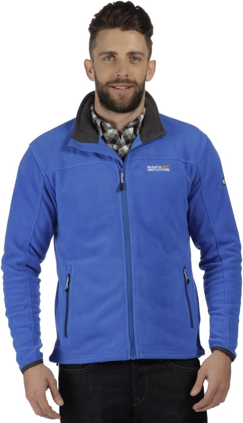 Regatta Men's Ultra II Microfleece Top - Full Zip Fleece Sweater Lightweight & Warm