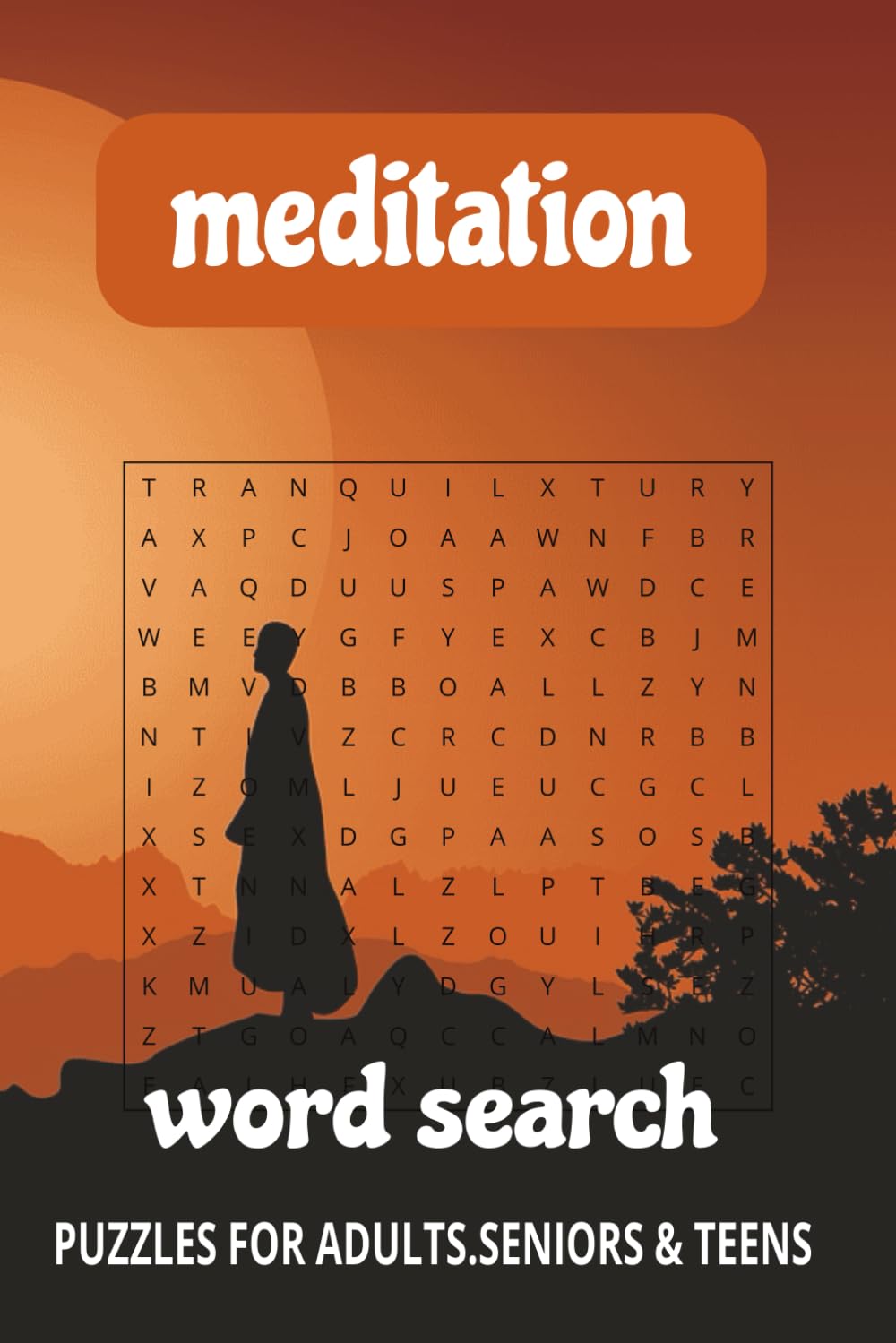 meditation word search puzzle book: Meditation Word Search Puzzle Book: Word Searches with Easy to Read Print about Meditation, Affirmations, ... Gift for Holidays, Vacation and Free Times