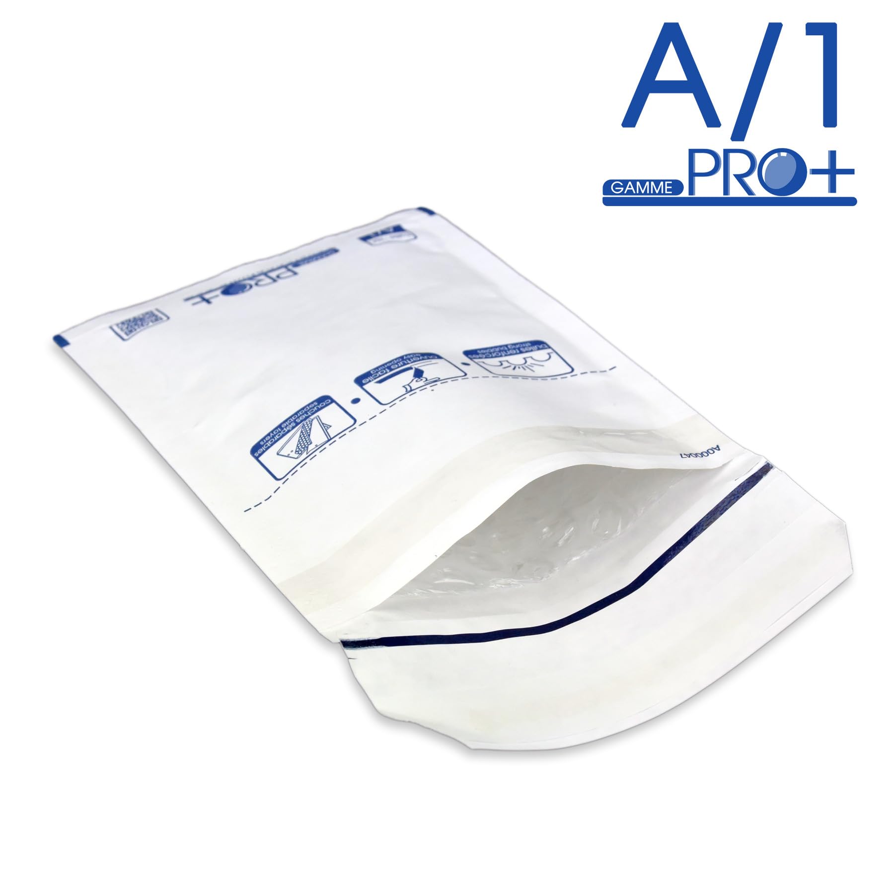 Lot de 200 enveloppes à bulles blanches gamme PRO A/1 format 90x165mm