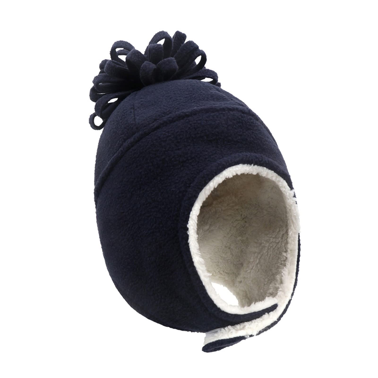 Gorro de Invierno Cálido Pack de 2 Cálidos Guantes de Invierno Fijo Y para Niños Gorros Gorros de Lana Gorros de Hombre Invierno/Navy/L