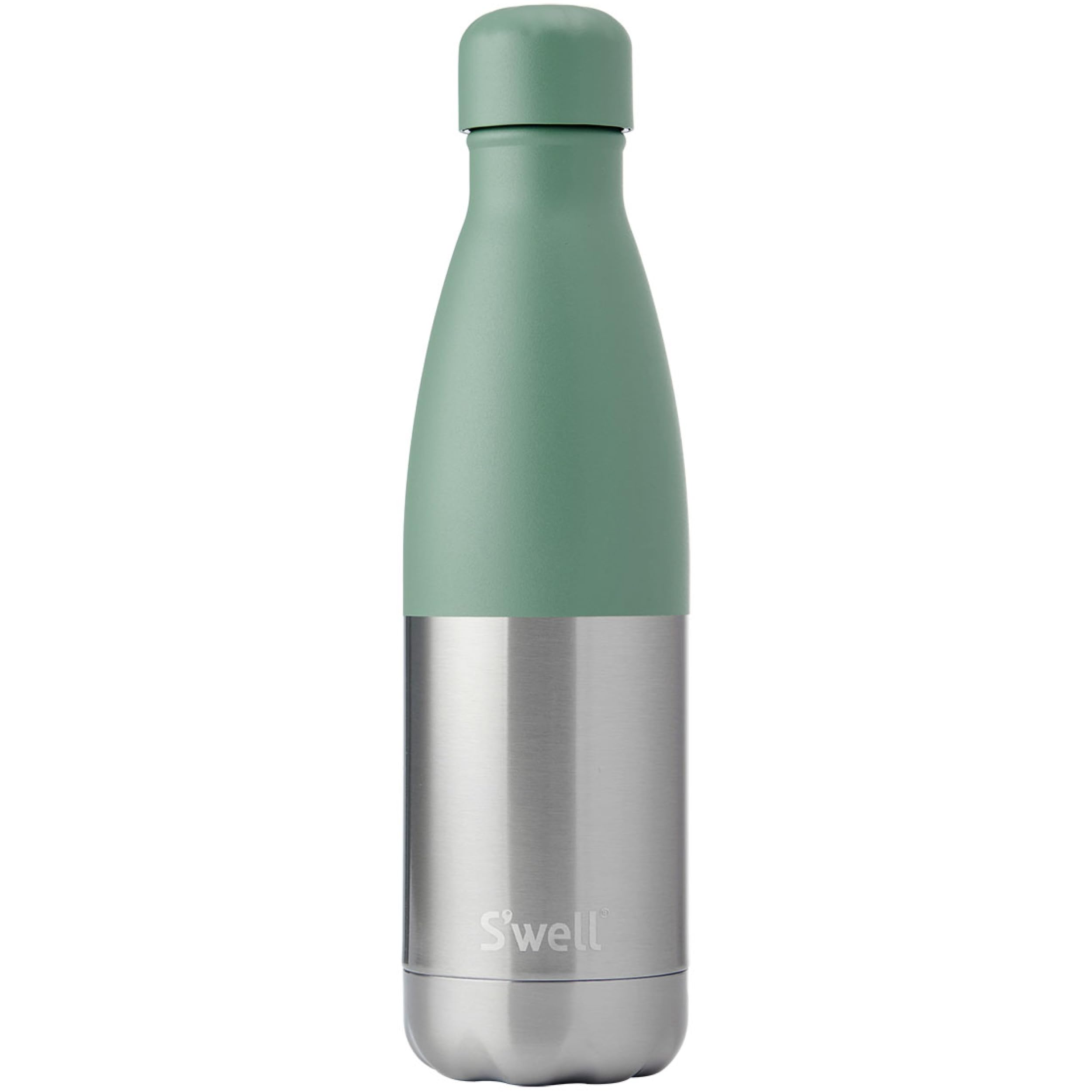 S'well Stainless Steel Water Bottle, 17oz, Matcha Silver Lining, Triple Layered Vacuum Insulated Containers Keeps Drinks Cold for 36 Hours and Hot for 18, BPA Free, Perfect for On the Go