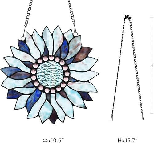 Miniatura 2 de Capulina Regalos de girasol de gran tamaño para el Día de la Madre, para colgar en ventanas, impresionantes artesanías, atrapasoles de flores,