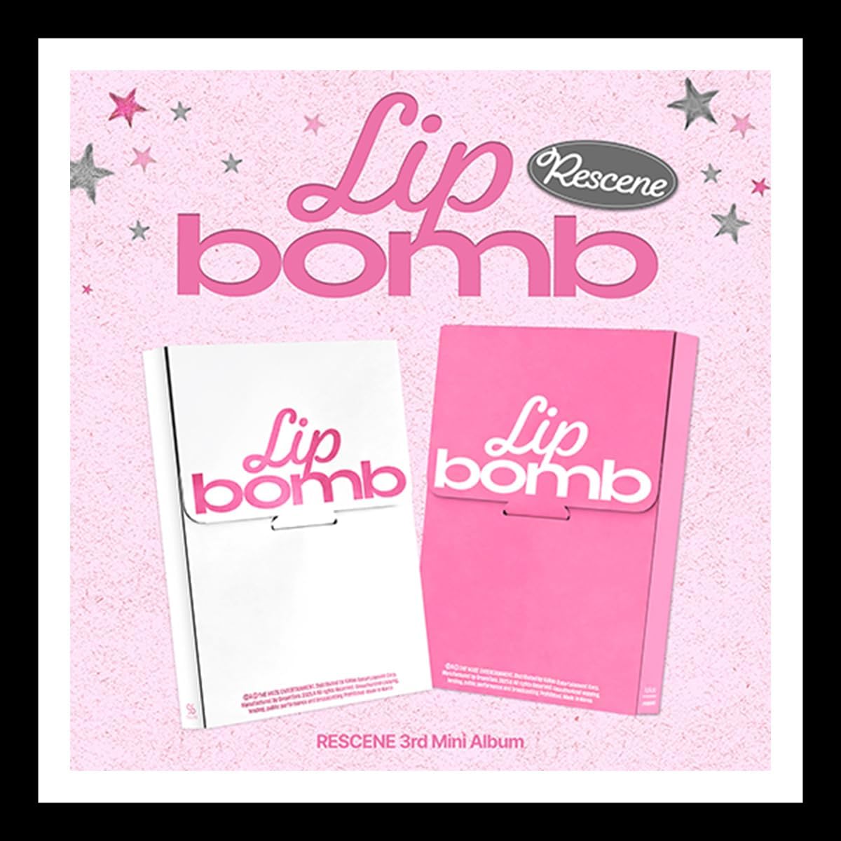 (2 Ver Set.) RESCENE LIP BOMB 3rd Mini Album / 2 Mini 2 Photo Book+4 Card+2 Poster