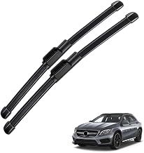 2 Factory Wiper Blades Replacement for Mercedes-Benz GLA-Class (Swallowtail Interface) 2013-2015 Upgrade Quiet and Durable Stable All-Season Windshield Wiper Blades