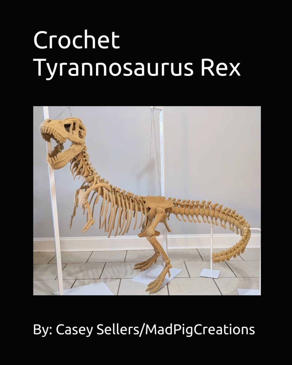Crochet Tyrannosaurus Rex (Crochet Skeleton)