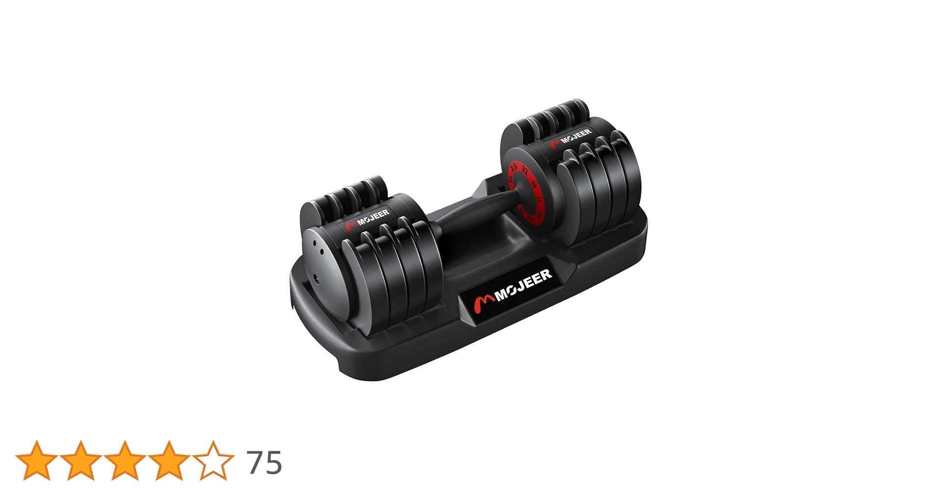 MOJEER 可変式ダンベル 24kg Amazon | MOJEER ダンベル 可変式 24kg/40kg アジャスタブル