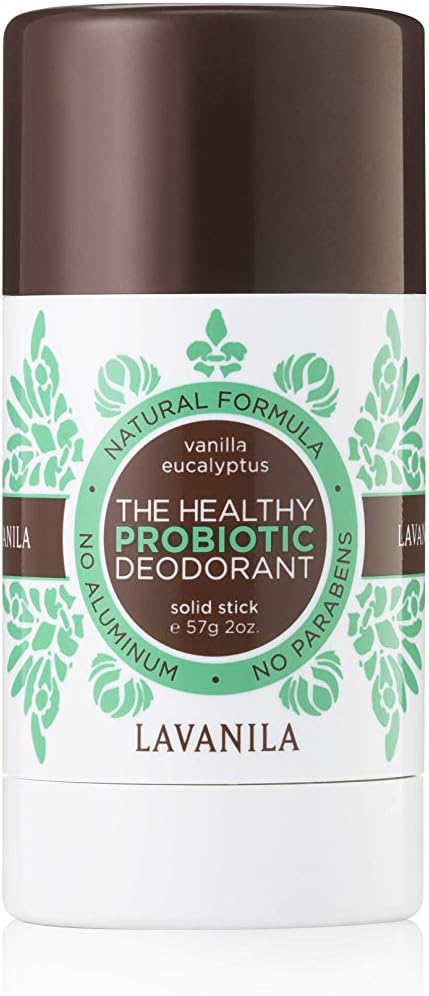 Lavanila - The Healthy Probiotic Deodorant. Aluminum-Free, Vegan, Clean, and Natural - Vanilla Eucalyptus 2 oz