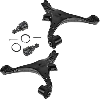 TRQ Front Left and Right Lower Control Arm with Ball Joint Set 4 Piece