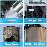 Vista 9 de Drkicsy Válvula de flotador de acero inoxidable 304 totalmente automática con control de nivel de agua, paquete de 2 mini válvulas de flotación