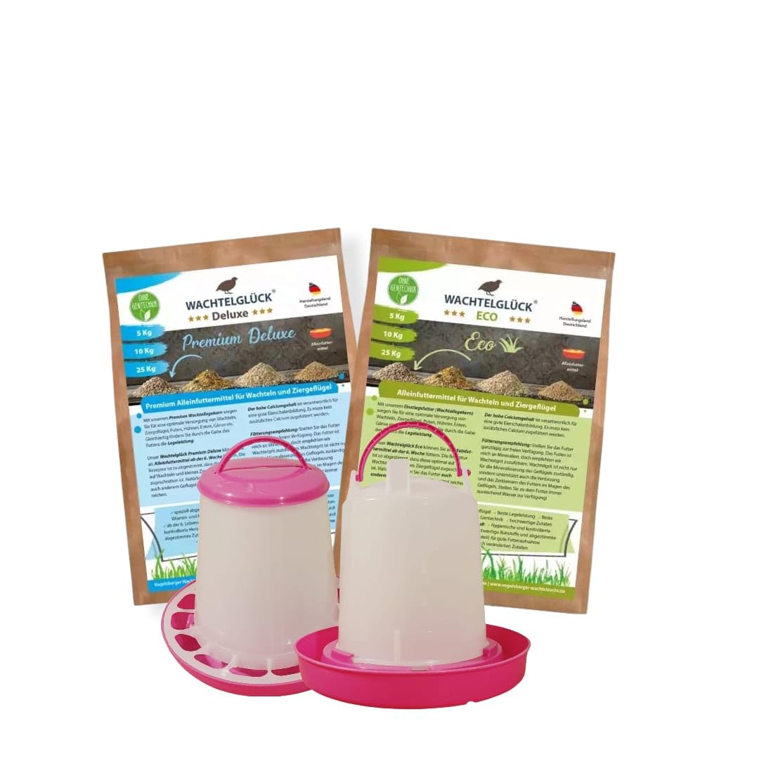 Wachtelfutter Set