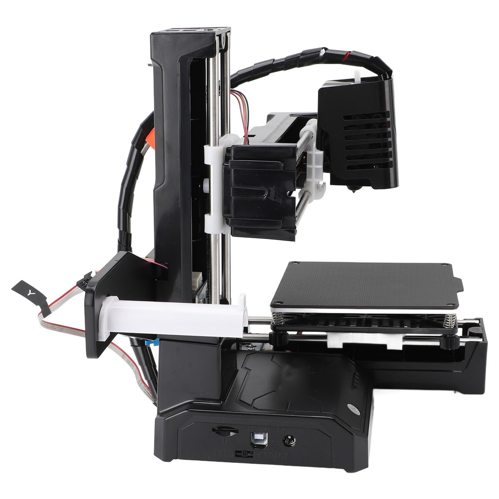 Annadue Stampante 3D, Macchina da Stampa 3D 40mm / S per Principianti, Stampa Automatica a un, Modellazione di Deposizione Fusa, Estrusore 230 ° C, Filamento TPU PLA da 1,75 Mm, (EU)